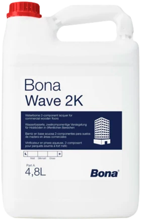 Bona Wave 2K — verniz aquoso bicomponente